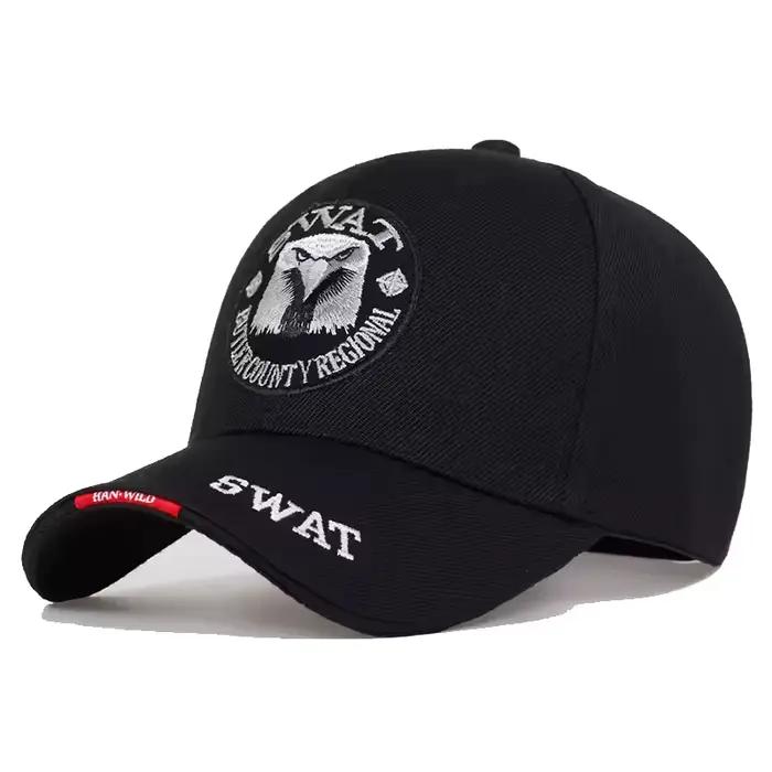 SWAT armée casquette mâle brodé aigle noir casquettes de Baseball hommes Gorras Para Hombre femmes Snapback os Masculino