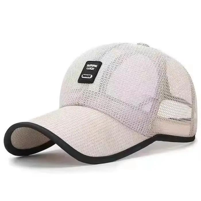Visières hommes maille casquettes de Baseball casquette de protection solaire Sports de plein air Net chapeaux pour