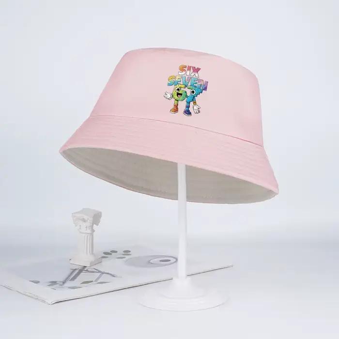 Chapeau de pêcheur respirant pour enfants aux motifs de dessins animés, chapeau de soleil réglable pour garçons et filles, accessoire de mode pour sorties et plage
