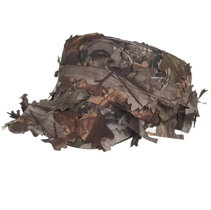 Chapeaux Boonie Camouflage Homme Feuilles 3D Casquettes Tactiques Camo