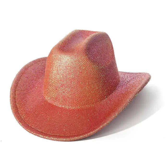 Chapeau de cowboy à motif peau de serpent pour hommes et femmes