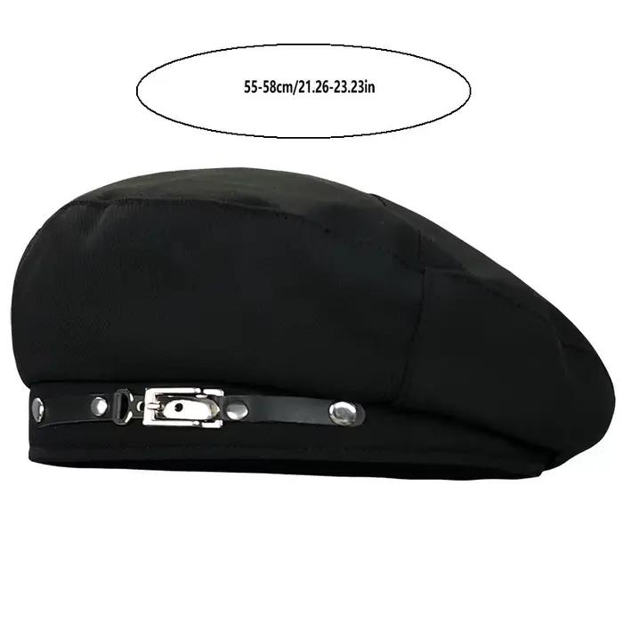 Casquette béret chic d'inspiration vintage pour femme – Coton léger