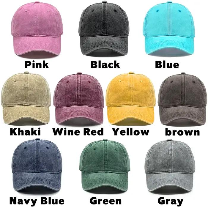 Casquette de baseball classique décontractée pour hommes et femmes