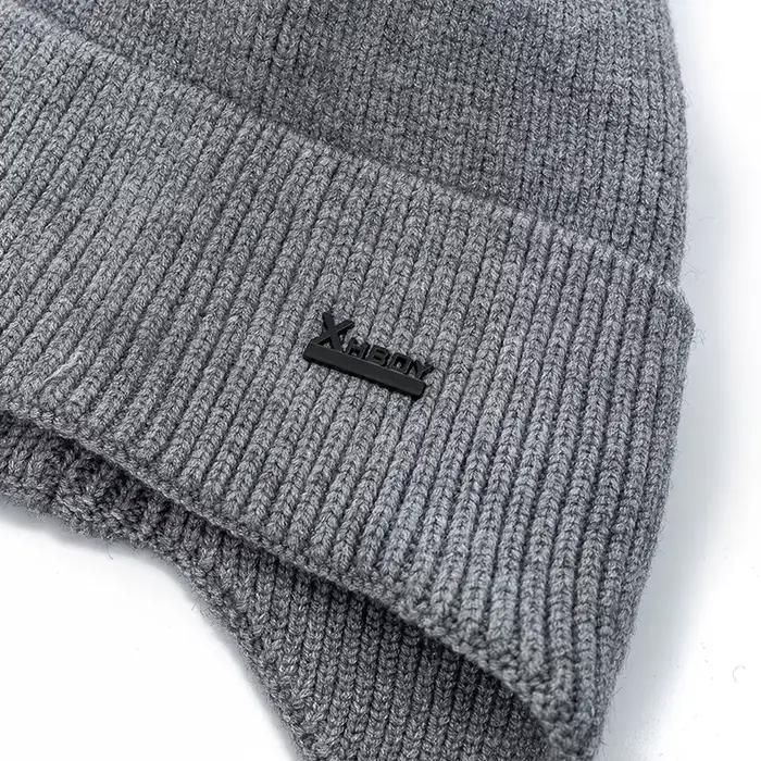 Nouveaux hommes chapeau d'hiver ajouter polaire chaud oreillette casquette élégant doux bonnet