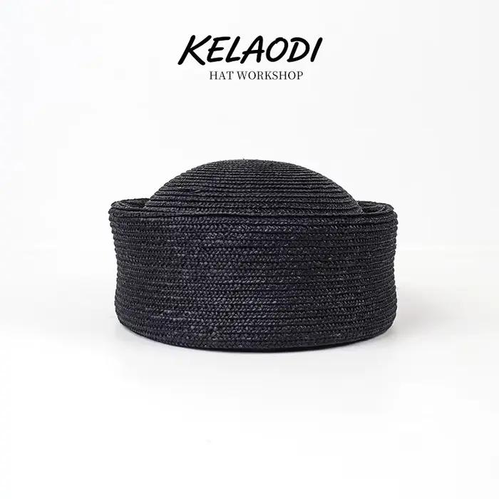 Chapeau de paille tressé à la main style Ins Blogger