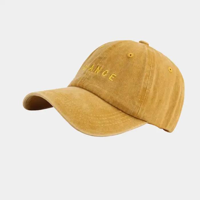 Casquette de Baseball en Coton Délavé pour Homme et Femme