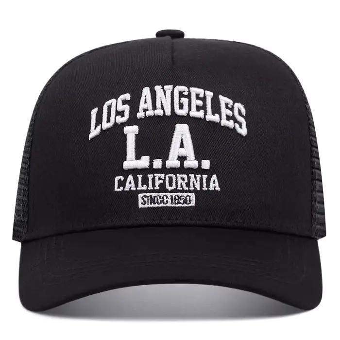 Casquette de sport brodée LOS ANGELES pour hommes et femmes