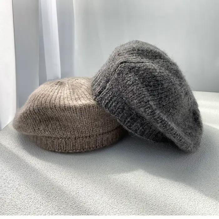 Béret tricoté pour femmes et hommes