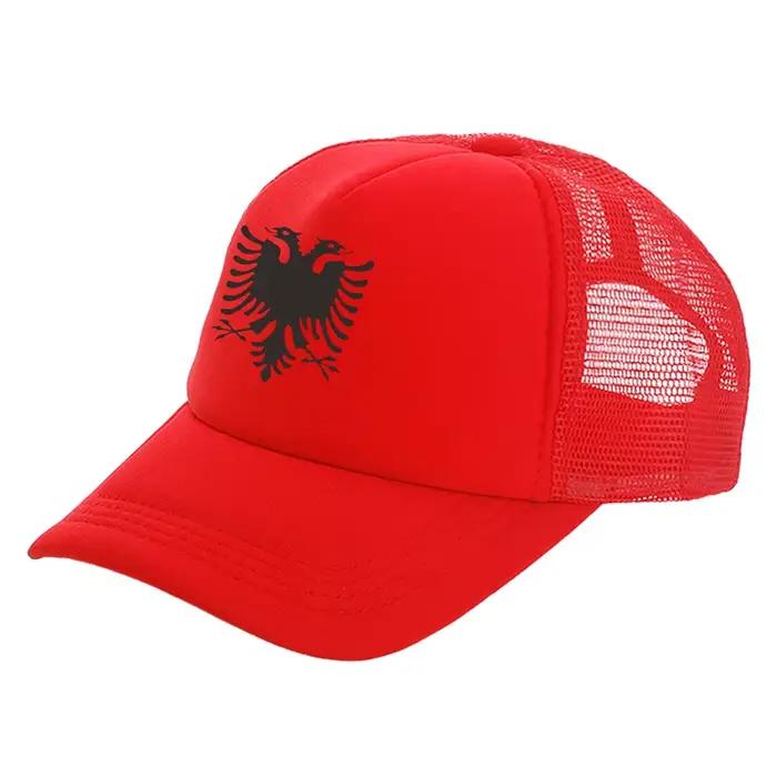Casquette de camionneur aigle d'albanie pour hommes