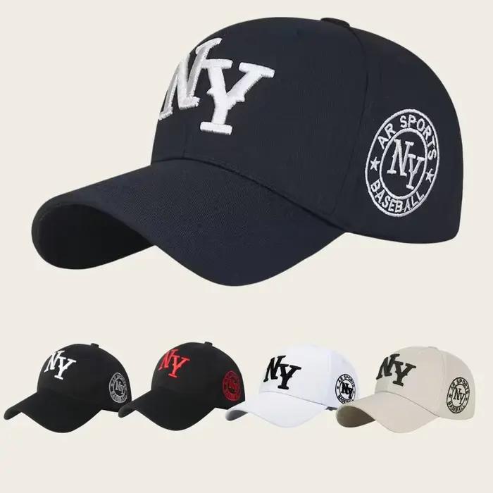 Casquette de baseball style New York avec logo NY brodé en 3D