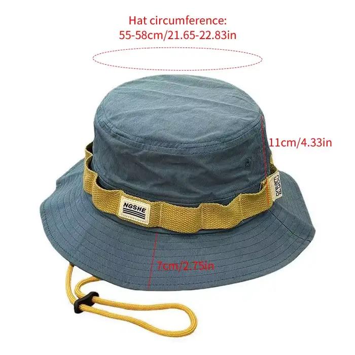 Chapeau de soleil Boonie unisexe pour hommes et femmes