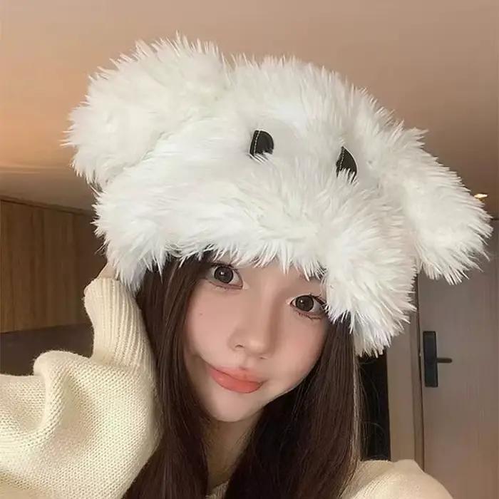 Chapeau de chiot de dessin animé mignon pour femmes