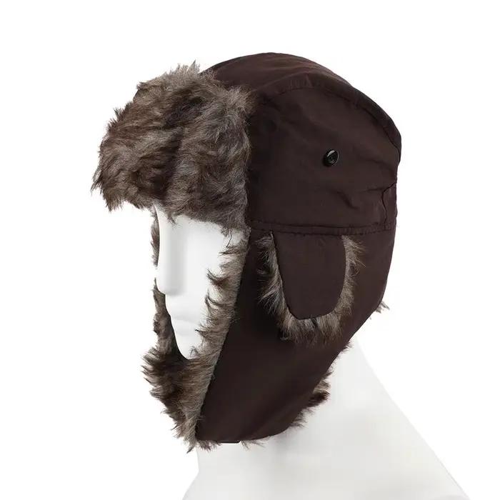 Hiver Trapper aviateur Trooper oreillette chapeau chaud russe imperméable Ski