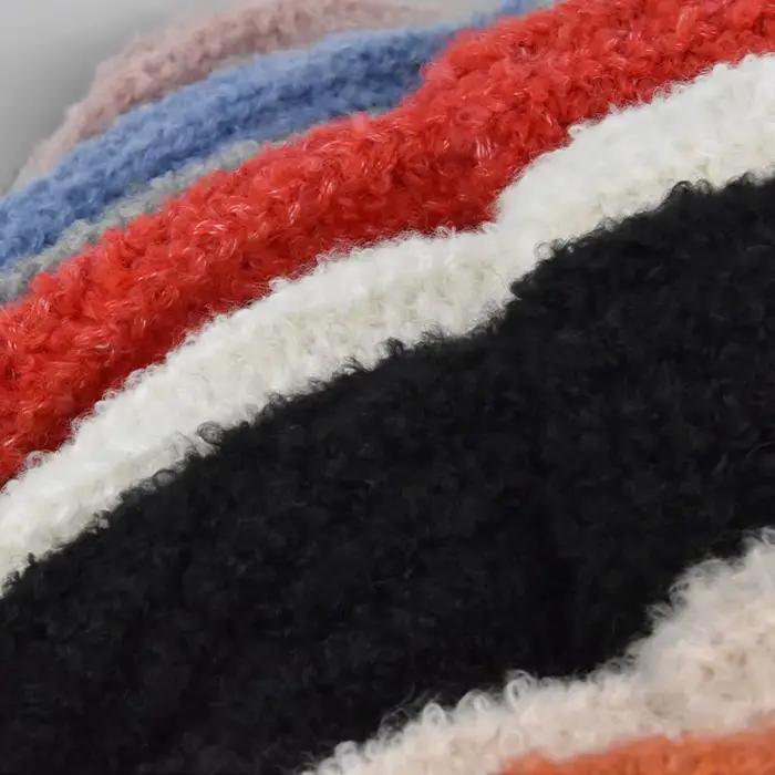 Bonnet côtelé tricoté doux et épais