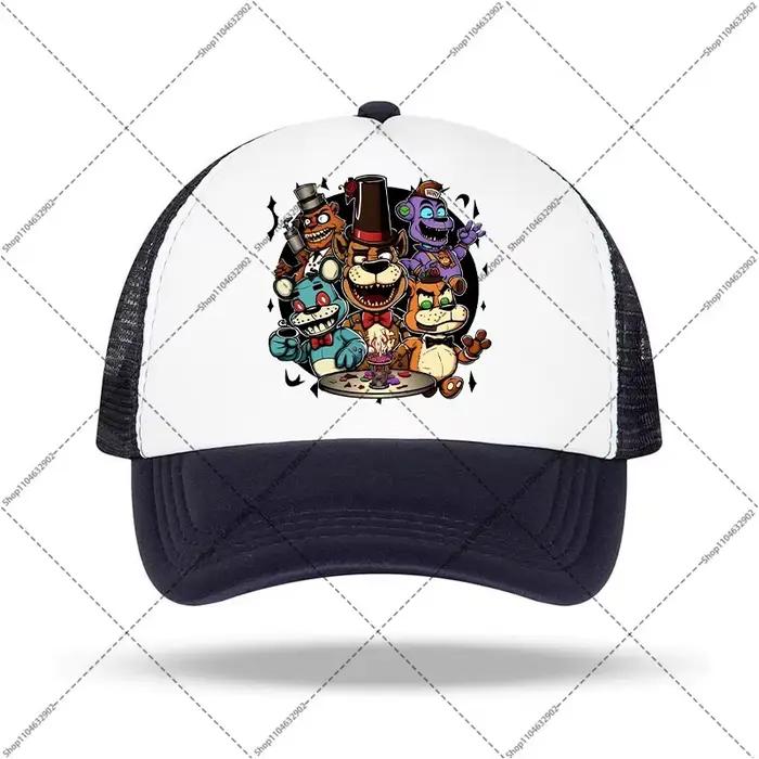 FNAF casquette de Baseball cinq nuits chez Freddys unisexe chapeaux de soleil dessin animé imprimé chapeau garçons filles mode casquettes cadeaux de fête d'anniversaire