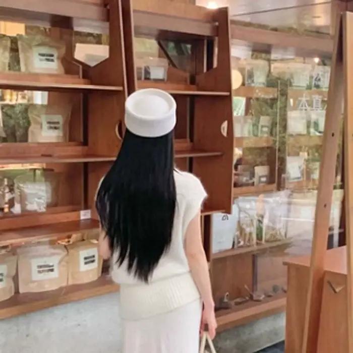 Chapeau de pilulier d'aspect Vintage