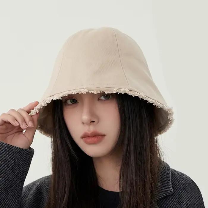 Chapeau de pêcheur de style japonais à grande visière