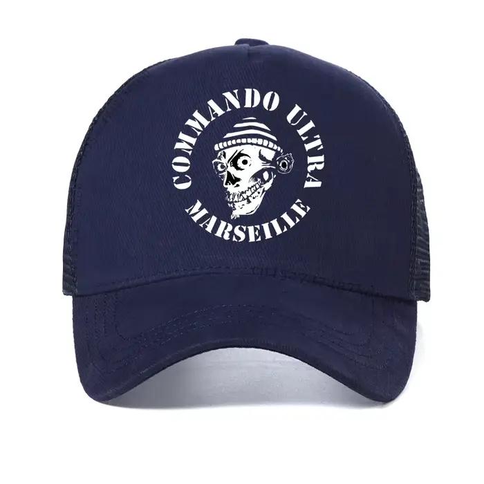 Casquette de baseball imprimée COMMANDO ULTRA 84 MARSEILLE ULTRAS FOOTBALLER FANS