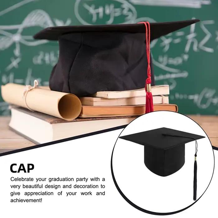 Chapeau de graduation noir 2026 pour adultes