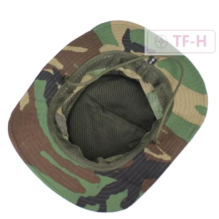 Casquette Boonie à large bord camouflage pour hommes et femmes, chapeau de sport anti-UV pour chasse, randonnée, pêche et occasions estivales