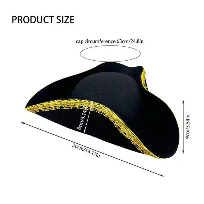 Chapeau tricorne amusant pour adultes