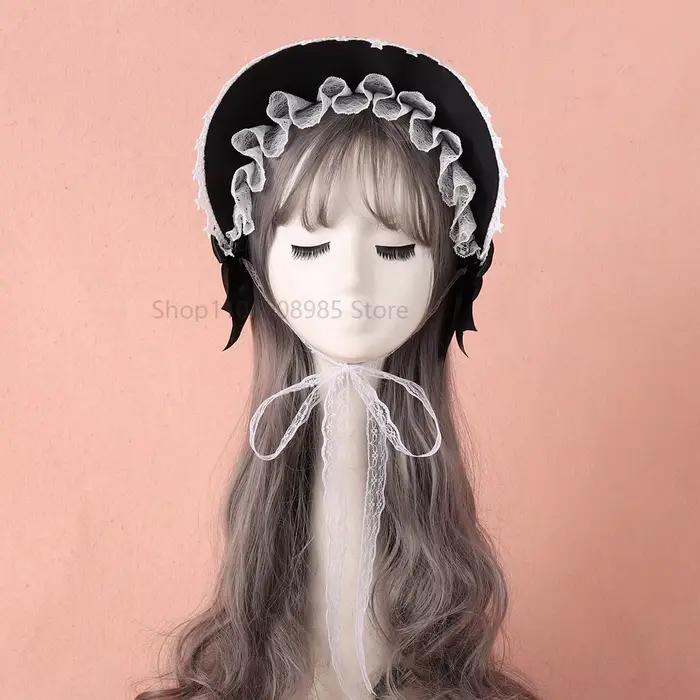Bonnet Lolita en dentelle