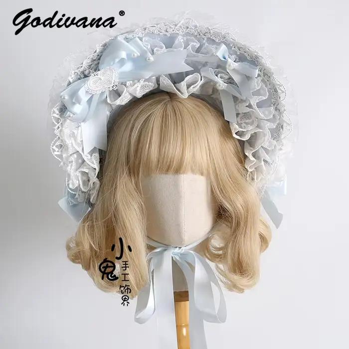 Couvre-chef Lolita Original bleu et rose pour filles et femmes