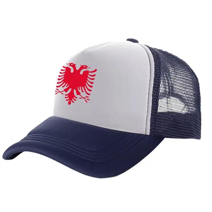 Casquette de camionneur aigle d'albanie pour hommes