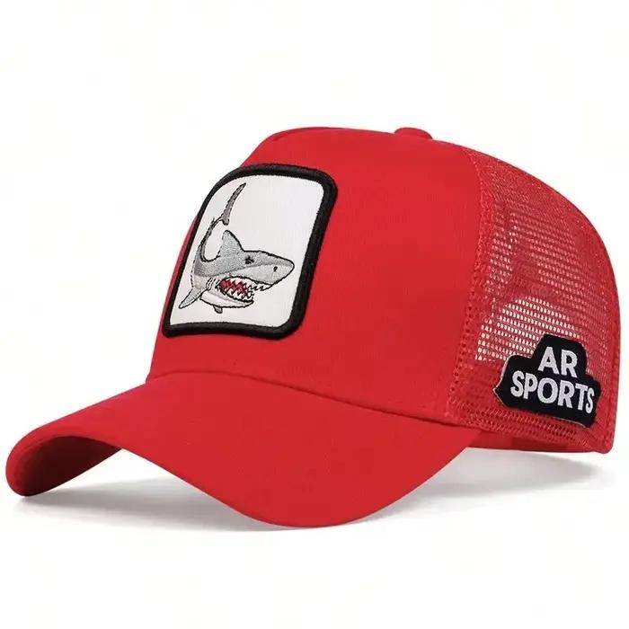 Casquette de baseball unisexe avec broderie animale (coq