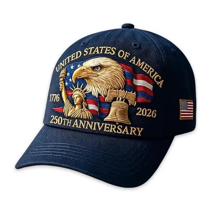 Casquette USA 250e anniversaire avec aigle chauve
