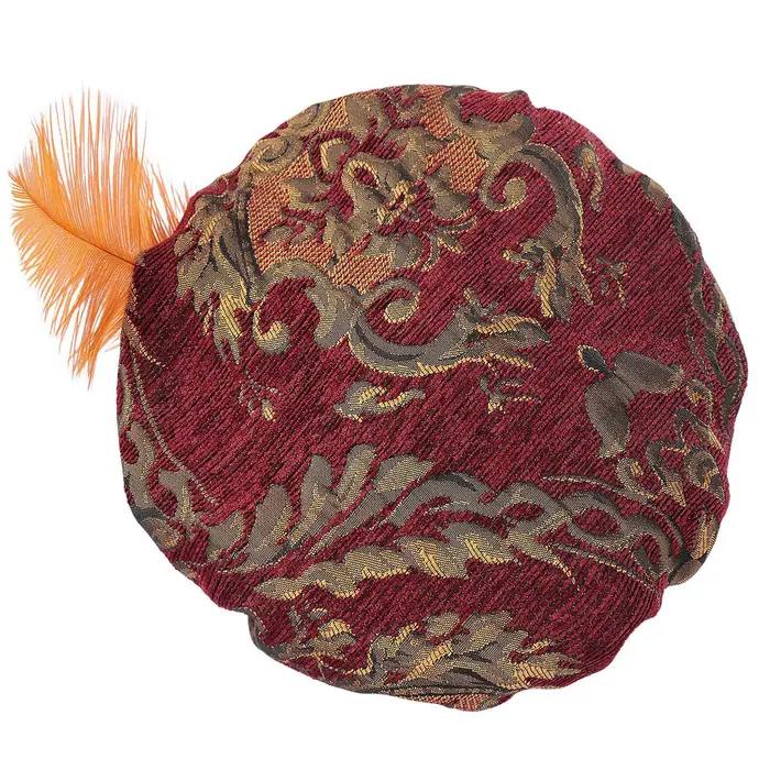 Béret médiéval du 15ème siècle Renaissance Tudors élisabéthain révolutionnaire brocart chapeau souple Halloween Cosplay
