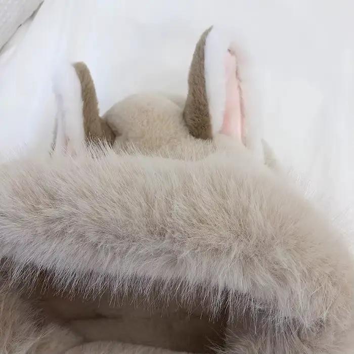 Chapeau de Ski en peluche renard