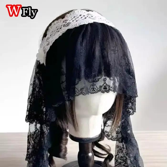 Couvre-chef style voile Steampunk Y2K pour femmes