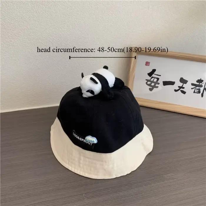 Printemps été mignon Panda seau chapeau en plein air bébé pêcheur casquette enfants garçons filles