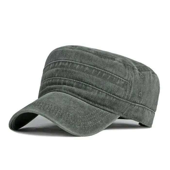 Chapeau Militaire Printemps-Été à Bord Court pour Hommes et Femmes