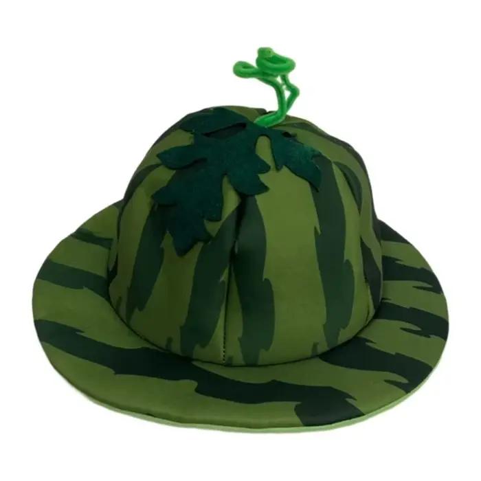 Casquette de plage créative en forme de pastèque