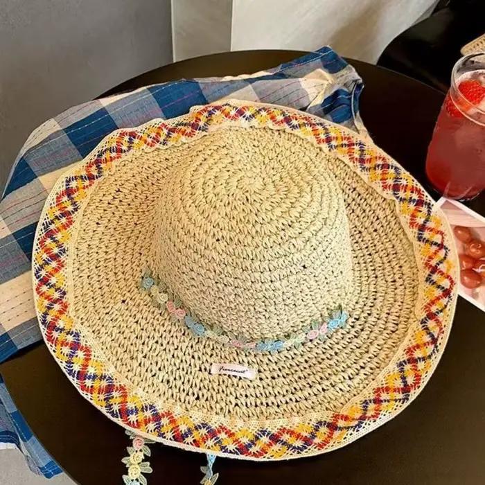 Chapeau de paille élégant pour femme