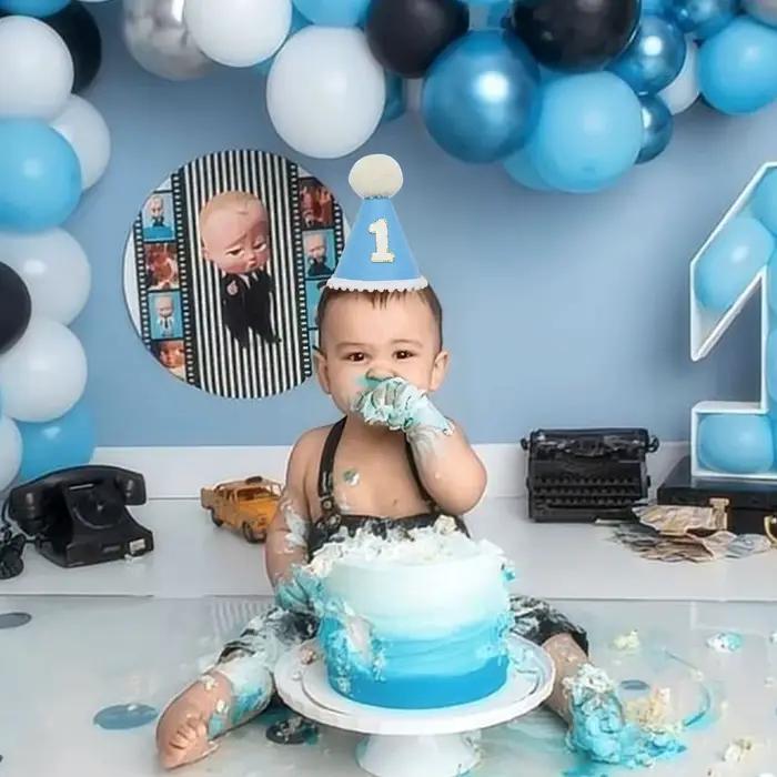 Chapeau de premier anniversaire pour bébés garçons et filles
