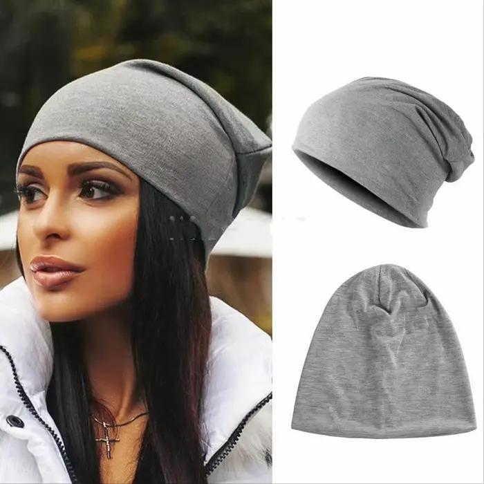 Chapeau de soleil en coton tricoté ample