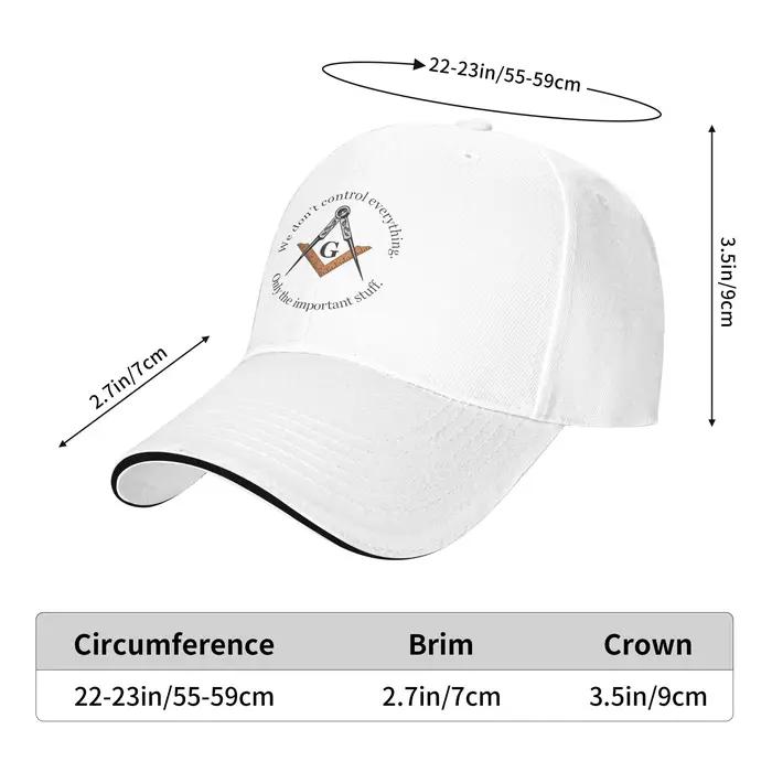 Casquette de baseball avec logo maçonnique