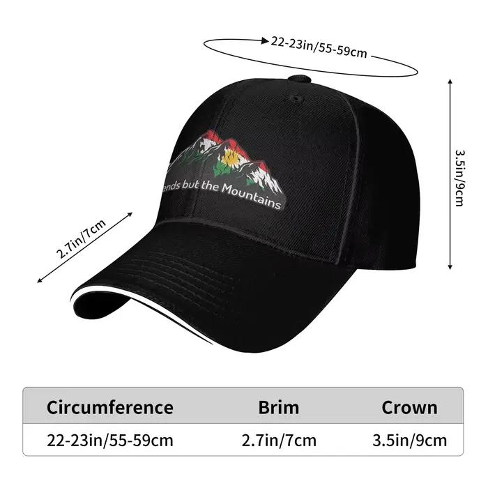 Casquette de baseball 'No Friends but the Mountains Kurdistan'