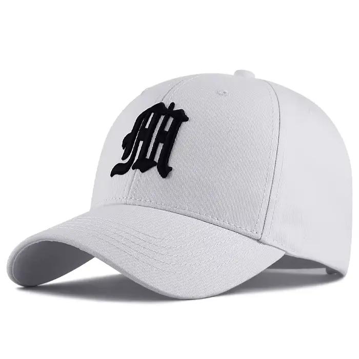 Casquette de baseball surdimensionnée en pur coton pour hommes et femmes