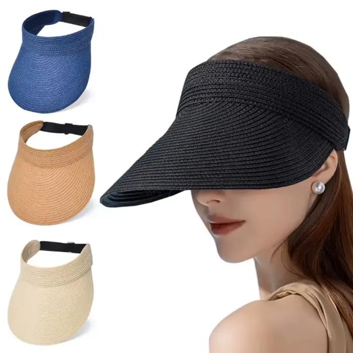 Casquettes à visière supérieure vide Anti-UV pour femmes