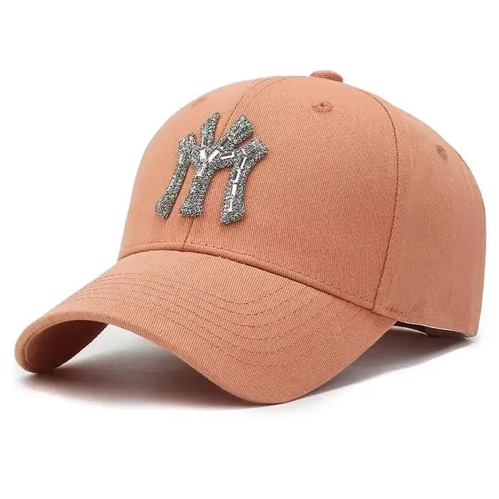 MY Rhinestone chapeau femme printemps et automne rue décontracté en plein air canard langue casquette mode polyvalent