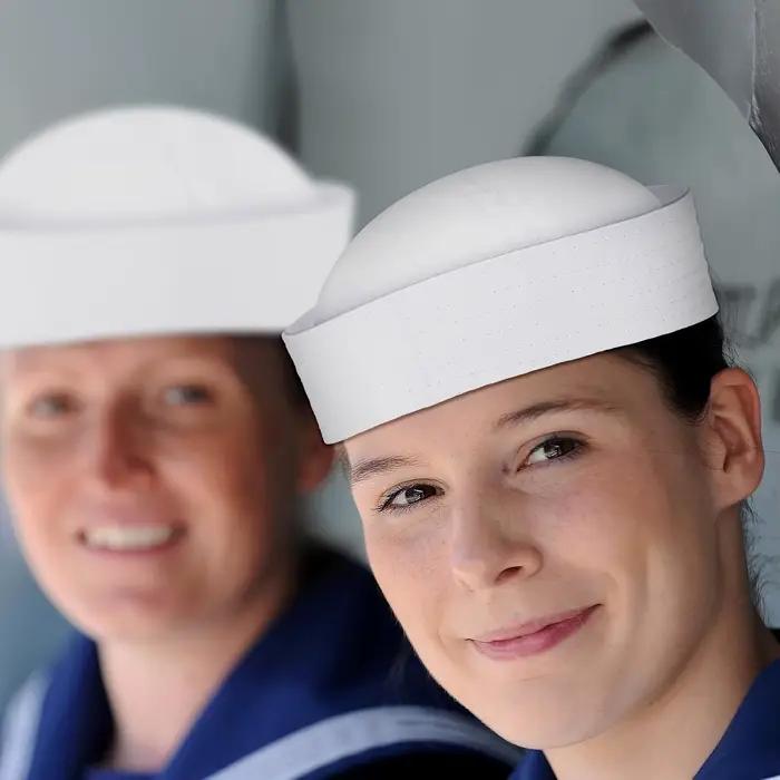 Chapeau de marin blanc pour adultes