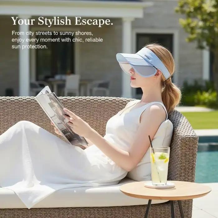 Chapeau de sport d'été pour femmes protection UPF50+ bord rétractable randonnée voyage style décontractéOptionsResolver