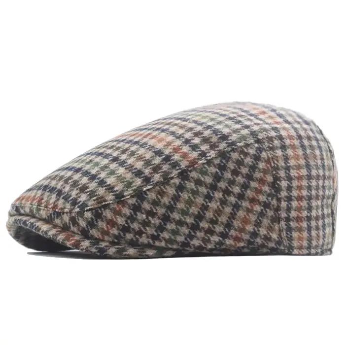 Chapeau de gavroche en tweed grossier pour hommes