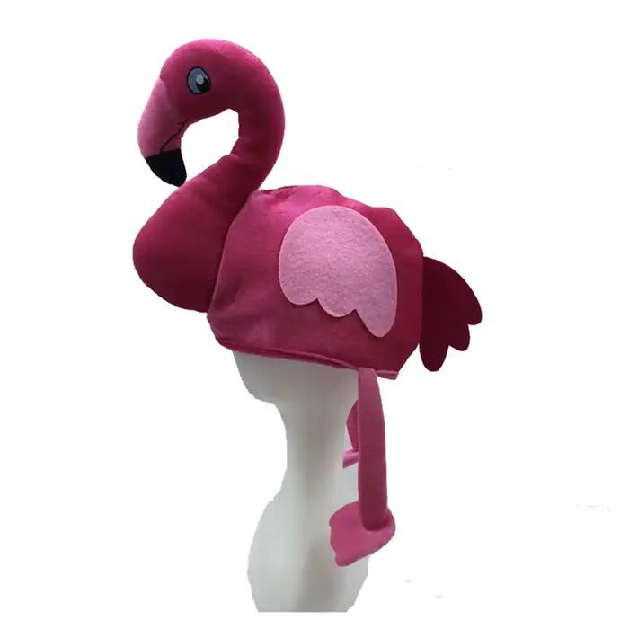 Chapeau de flamant rose unisexe pour adultes