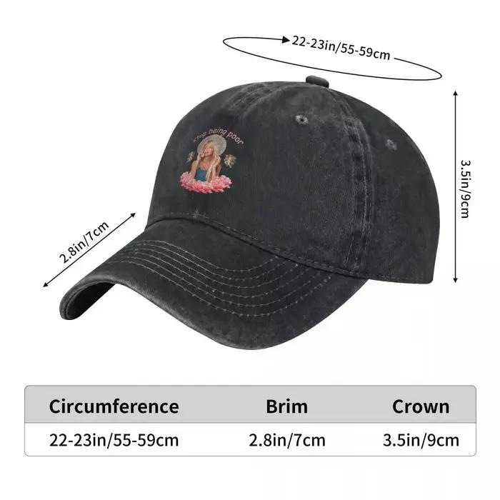 Casquette de baseball militaire 2026 Paris Hilton 'Stop Being Poor' pour homme et femme