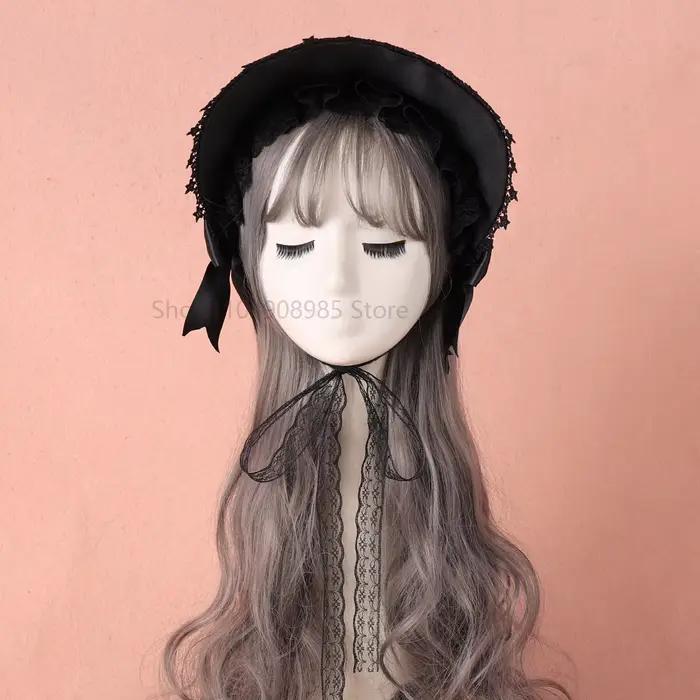 Bonnet Lolita en dentelle